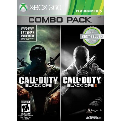 Call of Duty Black Ops Combo Pack ( 1 + 2 ) [Xbox 360, английская версия]